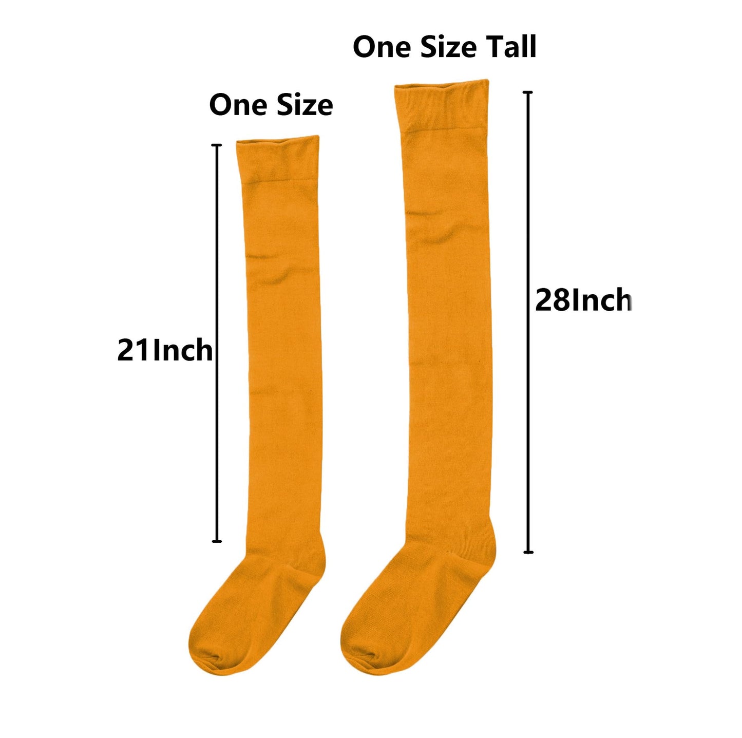 Bestjybt Thigh High Socks Cotton Warm Long Over Knee High Stockings | Knee High Socks, Stay in Place Well, Comfortable, Soft, Thick, Suitable For Winter/Snowy Weather, Smooth Look, Well Made