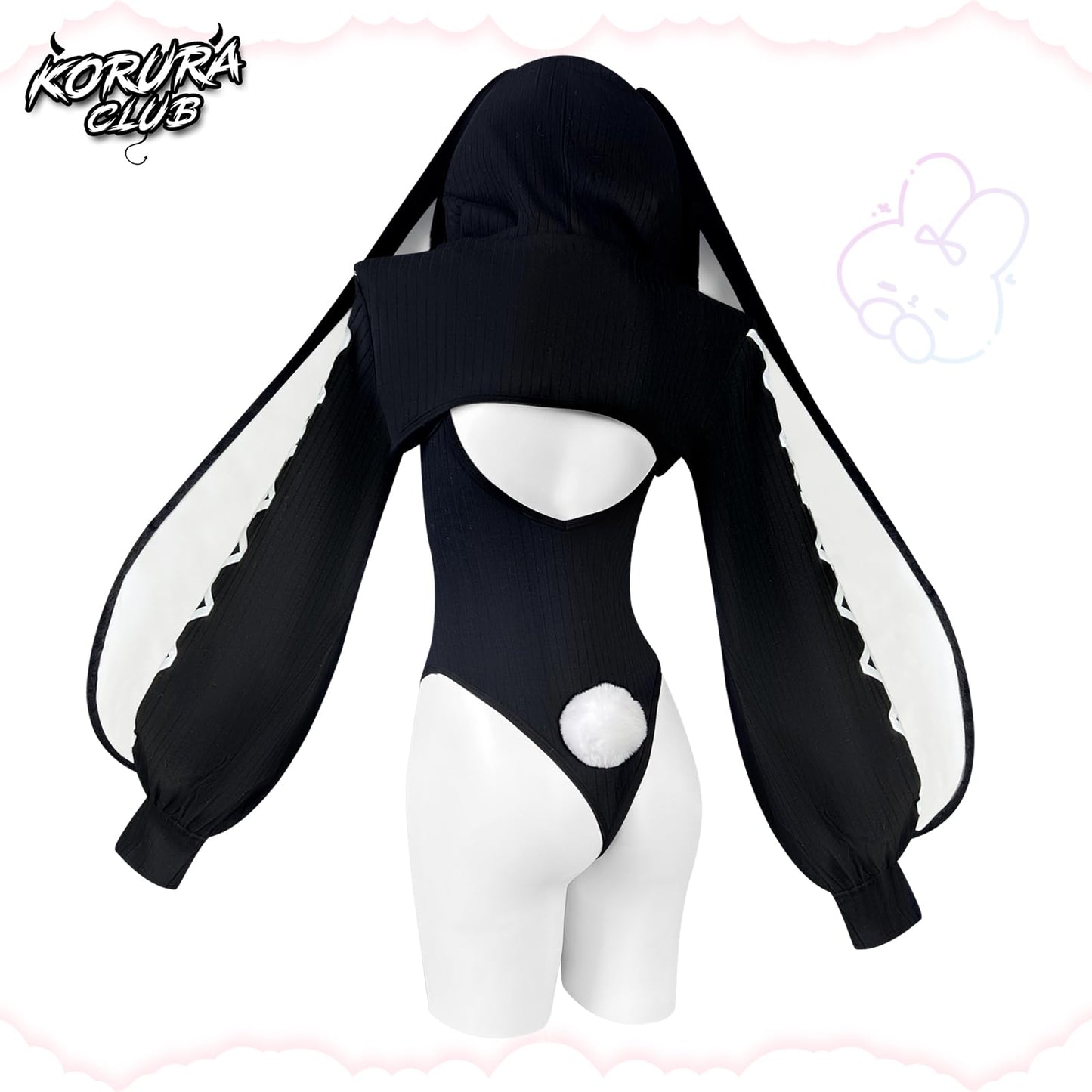 Bunny Bodysuit Maid Outfit Cosplay Set | Exotic Costumes，Bunny Costume，Animal Costume，Cosplay Lingerie Set，Kawaii Cosplay，Halloween Costume，Festival Outfit