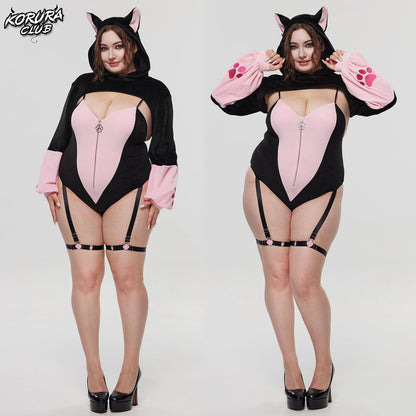 Fox Cosplay Lingerie Anime Bodysuit | Anime Cosplay，Kawaii Cosplay，Exotic Costumes，Fox Costume，Sexy Costume，Women's Bodysuit，Festival Outfit，Fox Cosplay