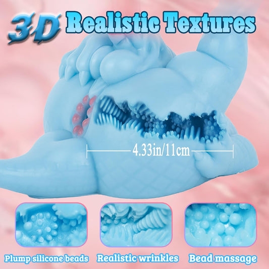 Monster Pussy Fantasy Masturbator Fantasy Sex Doll for Men Little Hole | Anime Male Masturbator with Monster Dildo and Animal Pussy,Single Channel Male Stroker 3.25 Lbs Adult Sex Toys for Men