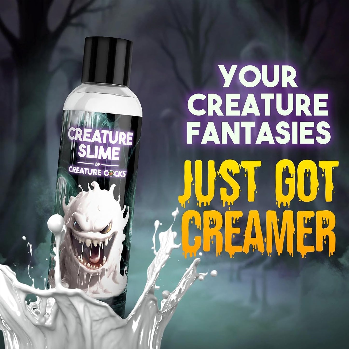 Fantasy White Thick Lube - Fake Horse Gooey Cum for Squirting Dildo, Sex Toy for Woman Men Roleplay Jizz Lubes, Couple Sex Toys Monster Dildos Cums Unique Jizz Lubricant - American Made