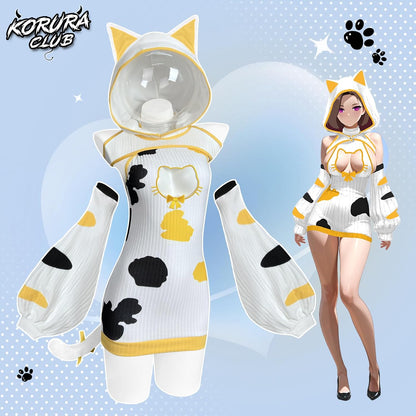 Cat Maid Outfit Sweater Cosplay Lingerie Set | Lingerie Set，Animal Cosplay Lingerie，Women's Exotic Costumes，Kitten Cosplay，Festival Outfit，Halloween Costume