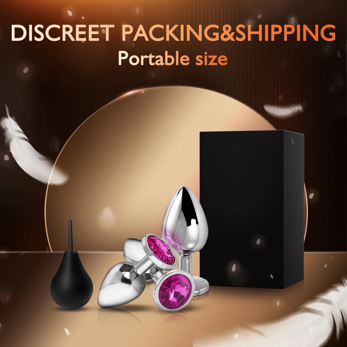 Anal Plug Vibrating Butt Plug, Adult Sex Toys 3PCS Silicone Anal Plugs, Anal Sex Toys with Remote Control 10 Vibrating Vibrator for Men, Anal Toys Adult Sex Toy & Games Prostate Massager