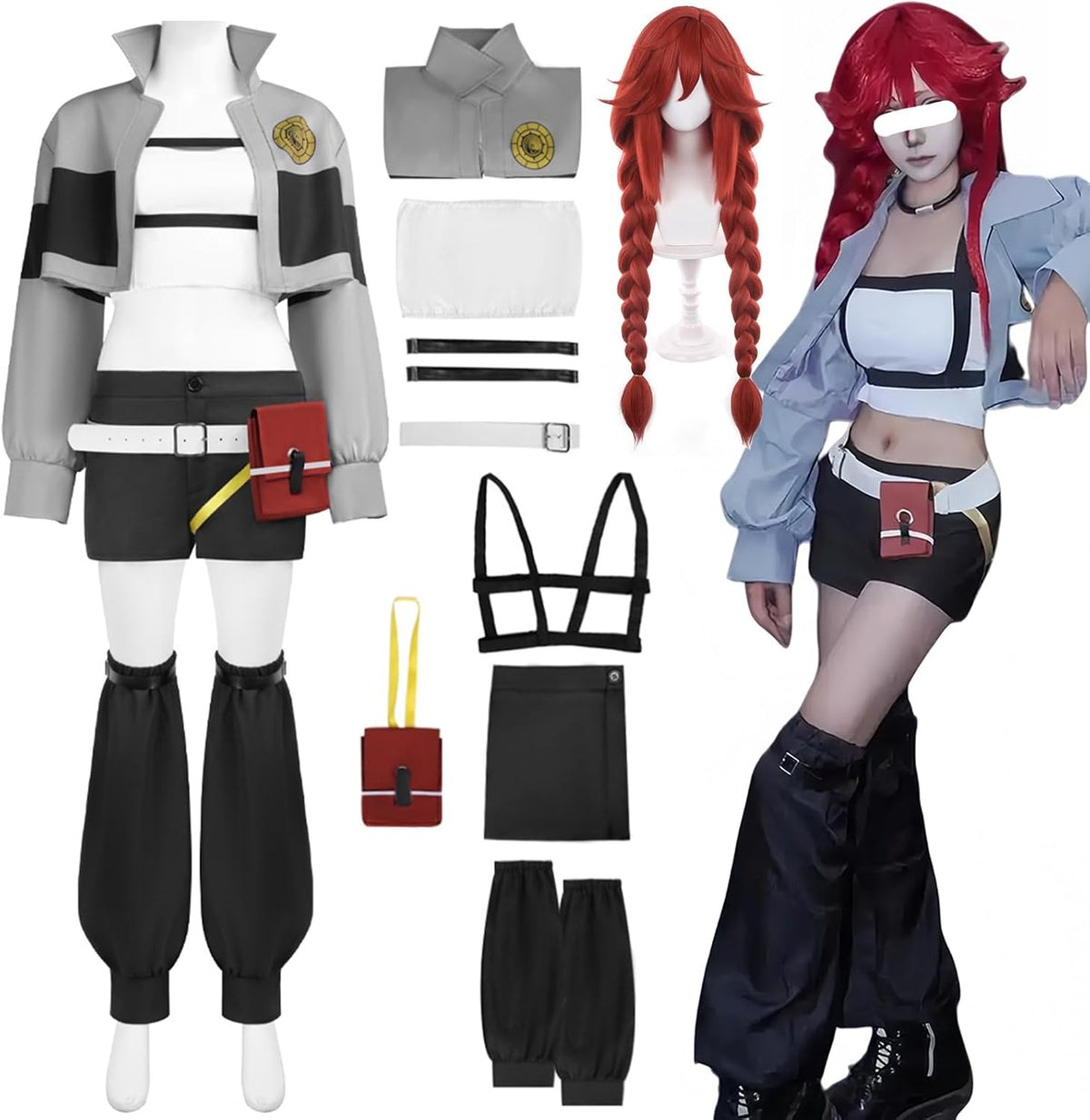 Riyo Cosplay Costume Outfit Jacket Gachiakuta Cosplay Women Suit Set Full for Halloween