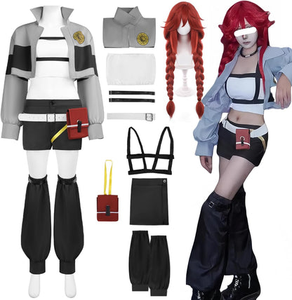 Riyo Cosplay Costume Outfit Jacket Gachiakuta Cosplay Women Suit Set Full for Halloween