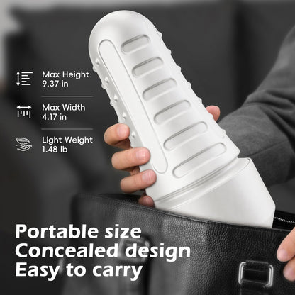 Male Masturbator Realistic Pocket Pussy Vagina Textured with 7.5in Depth Soft and Fleshy Texture,Penis Training Masturbators Sex Machine Toy for Men (Transparent)