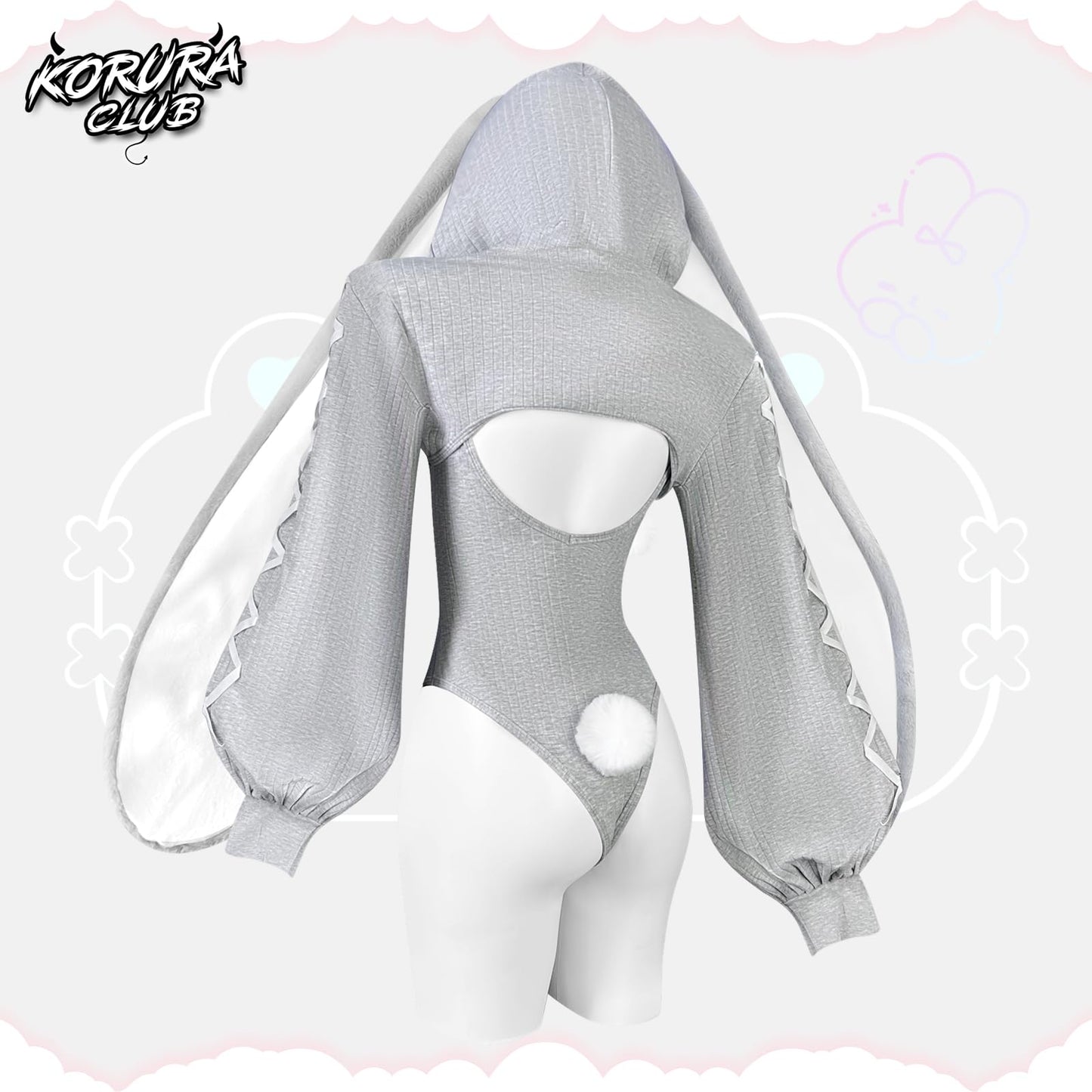 Bunny Bodysuit Maid Outfit Cosplay Set | Exotic Costumes，Bunny Costume，Animal Costume，Cosplay Lingerie Set，Kawaii Cosplay，Halloween Costume，Festival Outfit