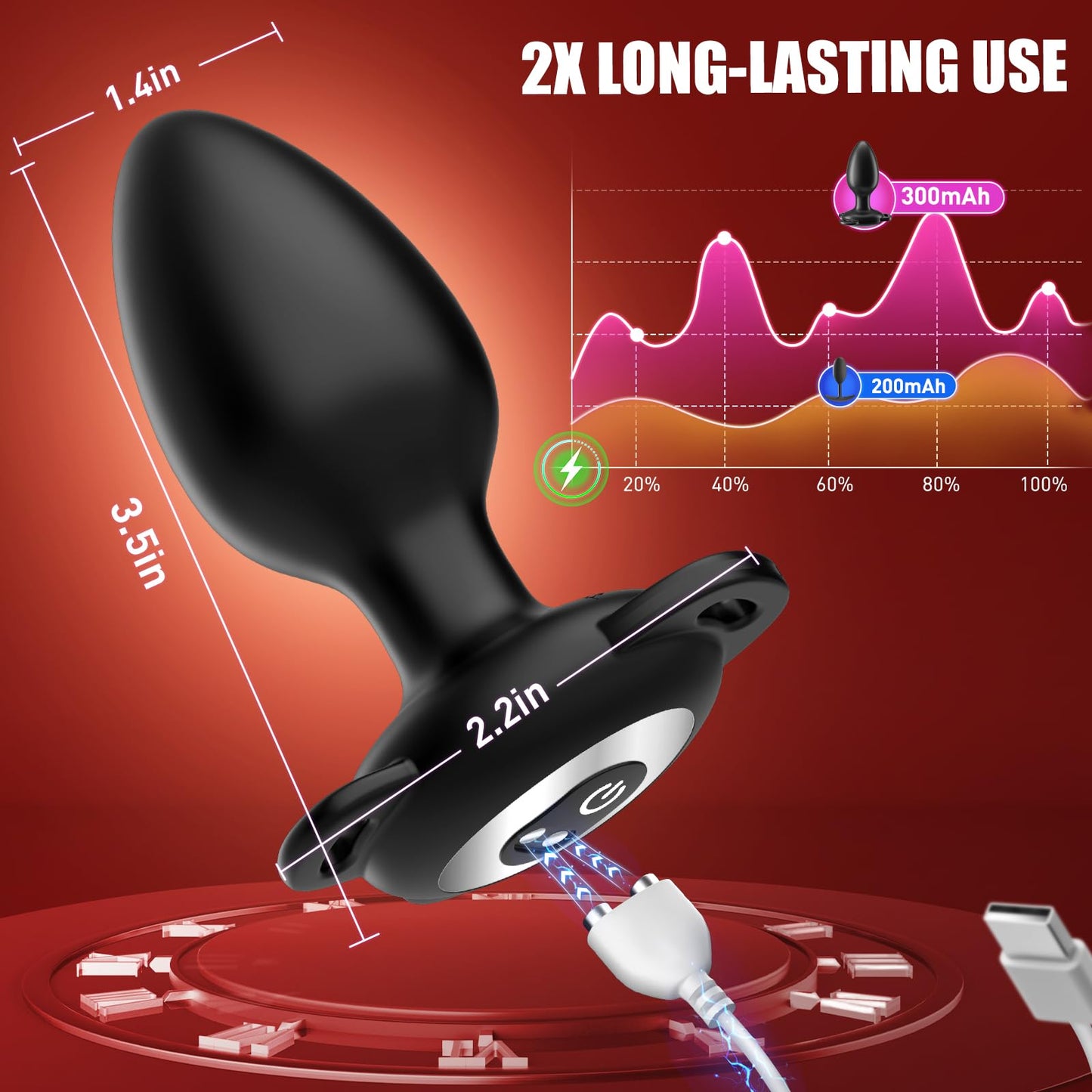 Anal Plug Vibrating Butt Plug, Adult Sex Toys 3PCS Silicone Anal Plugs, Anal Sex Toys with Remote Control 10 Vibrating Vibrator for Men, Anal Toys Adult Sex Toy & Games Prostate Massager