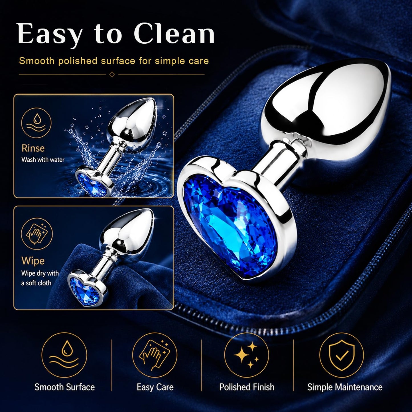 New Portable Couple Plug Anales Kit Newly Relaxing Anales Plugs Butt Relaxing Training Set Butt Adult Toy Exercise Tool for Men Women Sunglasses 2P5K7 (pink12)