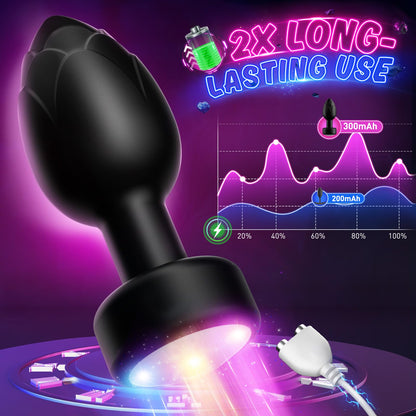 Anal Plug Vibrating Butt Plug, Adult Sex Toys 3PCS Silicone Anal Plugs, Anal Sex Toys with Remote Control 10 Vibrating Vibrator for Men, Anal Toys Adult Sex Toy & Games Prostate Massager