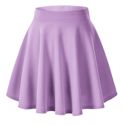 Urban CoCo Basic Versatile Stretchy Flared Casual Mini Skater Skirt