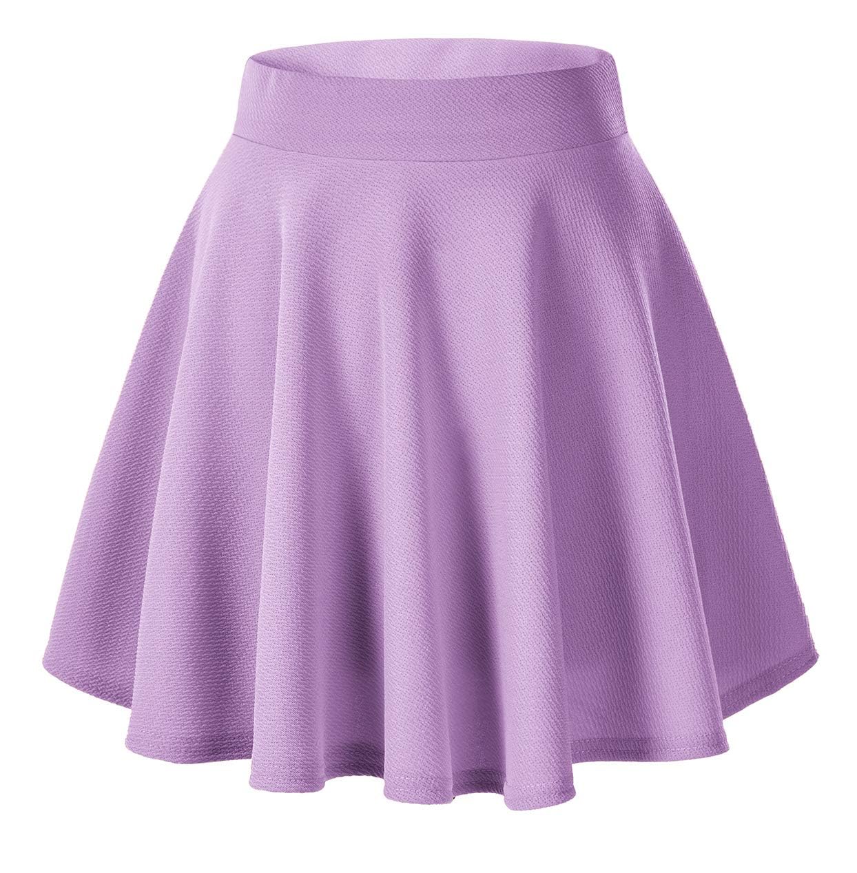 Urban CoCo Basic Versatile Stretchy Flared Casual Mini Skater Skirt