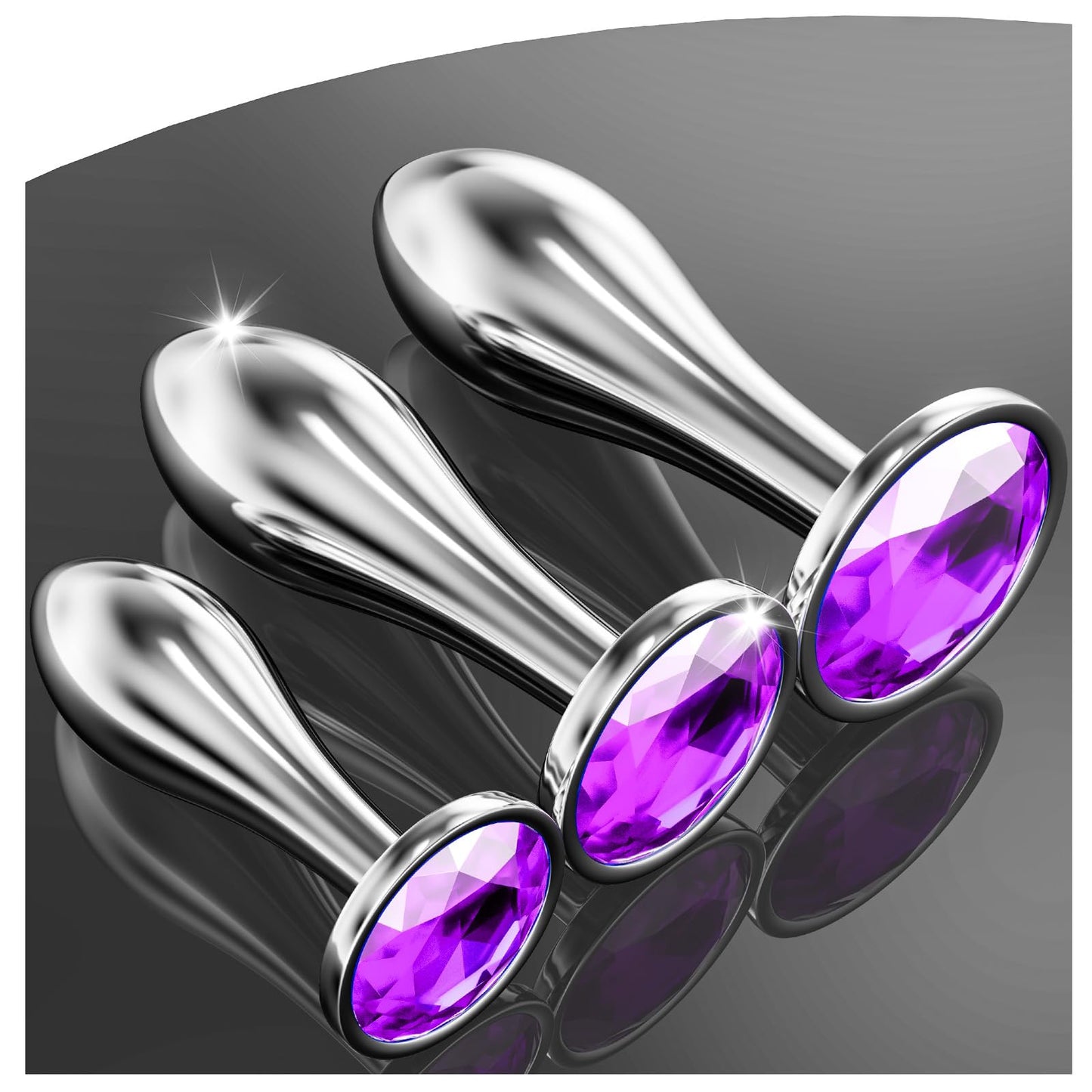 New Portable Couple Plug Anales Kit Newly Relaxing Anales Plugs Butt Relaxing Training Set Butt Adult Toy Exercise Tool for Men Women Sunglasses 2P5K7 (pink12)