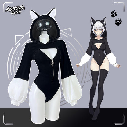 Fox Cosplay Lingerie Anime Bodysuit | Anime Cosplay，Kawaii Cosplay，Exotic Costumes，Fox Costume，Sexy Costume，Women's Bodysuit，Festival Outfit，Fox Cosplay
