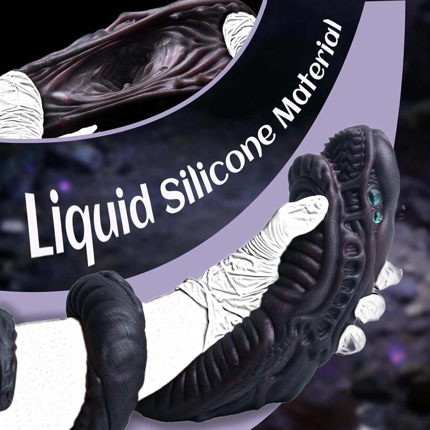 Realistic Snake Monster Male Masturbator with Pocket Pussy Vigina,Fantasy Male Masturbator Silicone Alien Adult Sex Toy,Male Fantasy Penis Stroker for Masturbation Cup,Portable Sex Doll