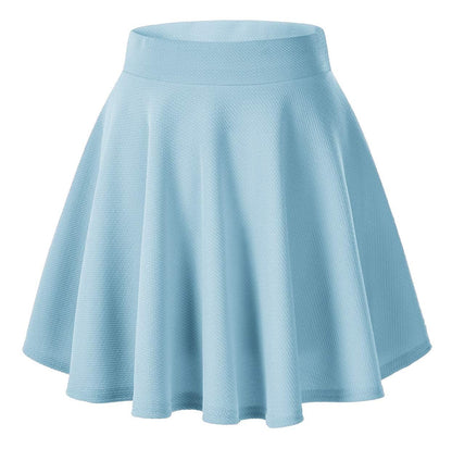 Urban CoCo Basic Versatile Stretchy Flared Casual Mini Skater Skirt