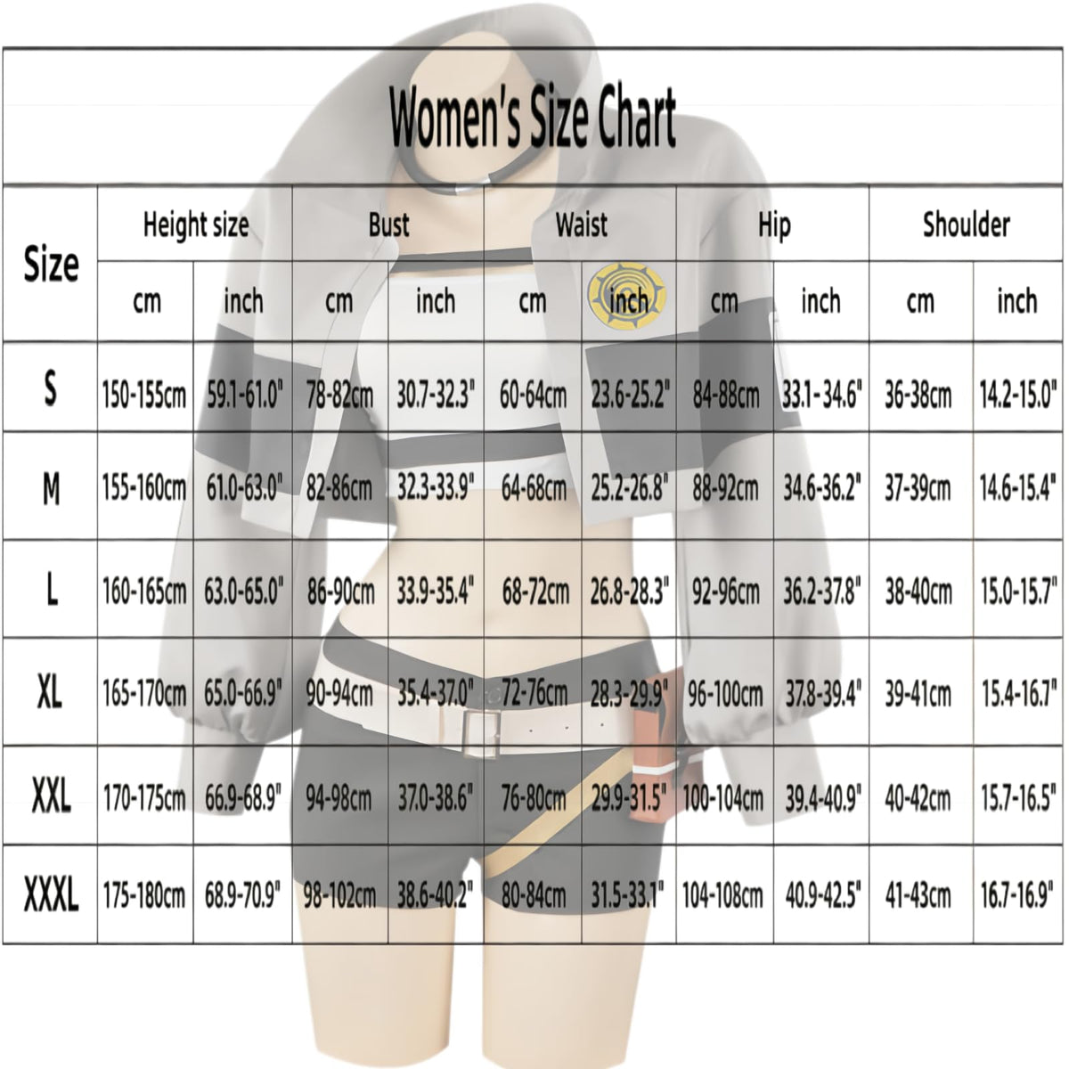 Gachiakuta Cosplay Riyo Full Set Anime Costume Women Jacket With Wig | Gachiakuta Anime Costume Outfit Riyo Reaper Full Set Cosplay Women Short Coat with Black Shoulder Straps for Halloween