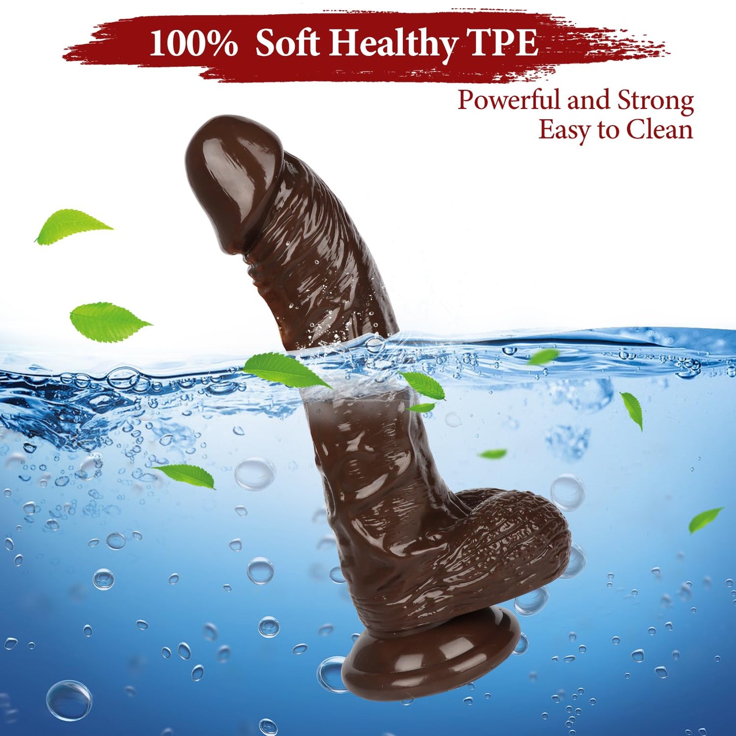 10 Inch Clear Dildo Big Dildos, Soft Realistic Huge Dildo with Strong Suction Cup for Hands-Free and Anal Play, Big G-spot Dildo Anal Sex Toys for Women and Couple