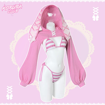 Bunny Bodysuit Maid Outfit Cosplay Set | Exotic Costumes，Bunny Costume，Animal Costume，Cosplay Lingerie Set，Kawaii Cosplay，Halloween Costume，Festival Outfit