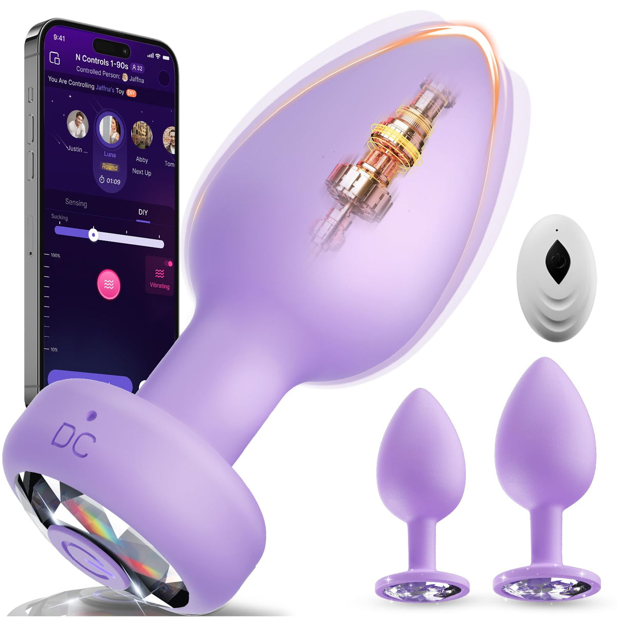 Anal Plug Vibrating Butt Plug, Adult Sex Toys 3PCS Silicone Anal Plugs, Anal Sex Toys with Remote Control 10 Vibrating Vibrator for Men, Anal Toys Adult Sex Toy & Games Prostate Massager