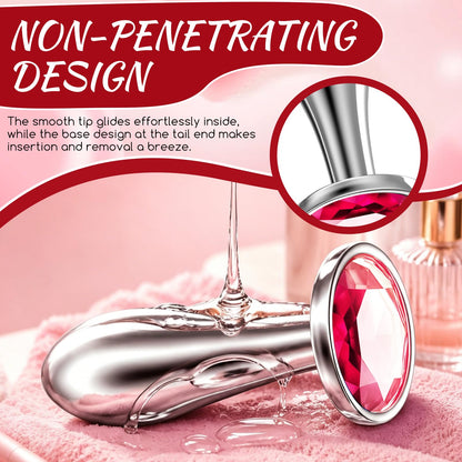 New Portable Couple Plug Anales Kit Newly Relaxing Anales Plugs Butt Relaxing Training Set Butt Adult Toy Exercise Tool for Men Women Sunglasses 2P5K7 (pink12)