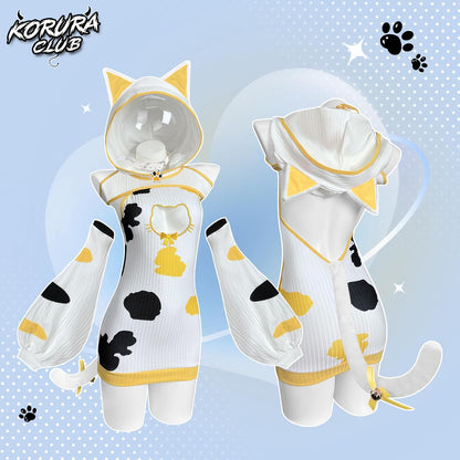Cat Maid Outfit Sweater Cosplay Lingerie Set | Lingerie Set，Animal Cosplay Lingerie，Women's Exotic Costumes，Kitten Cosplay，Festival Outfit，Halloween Costume