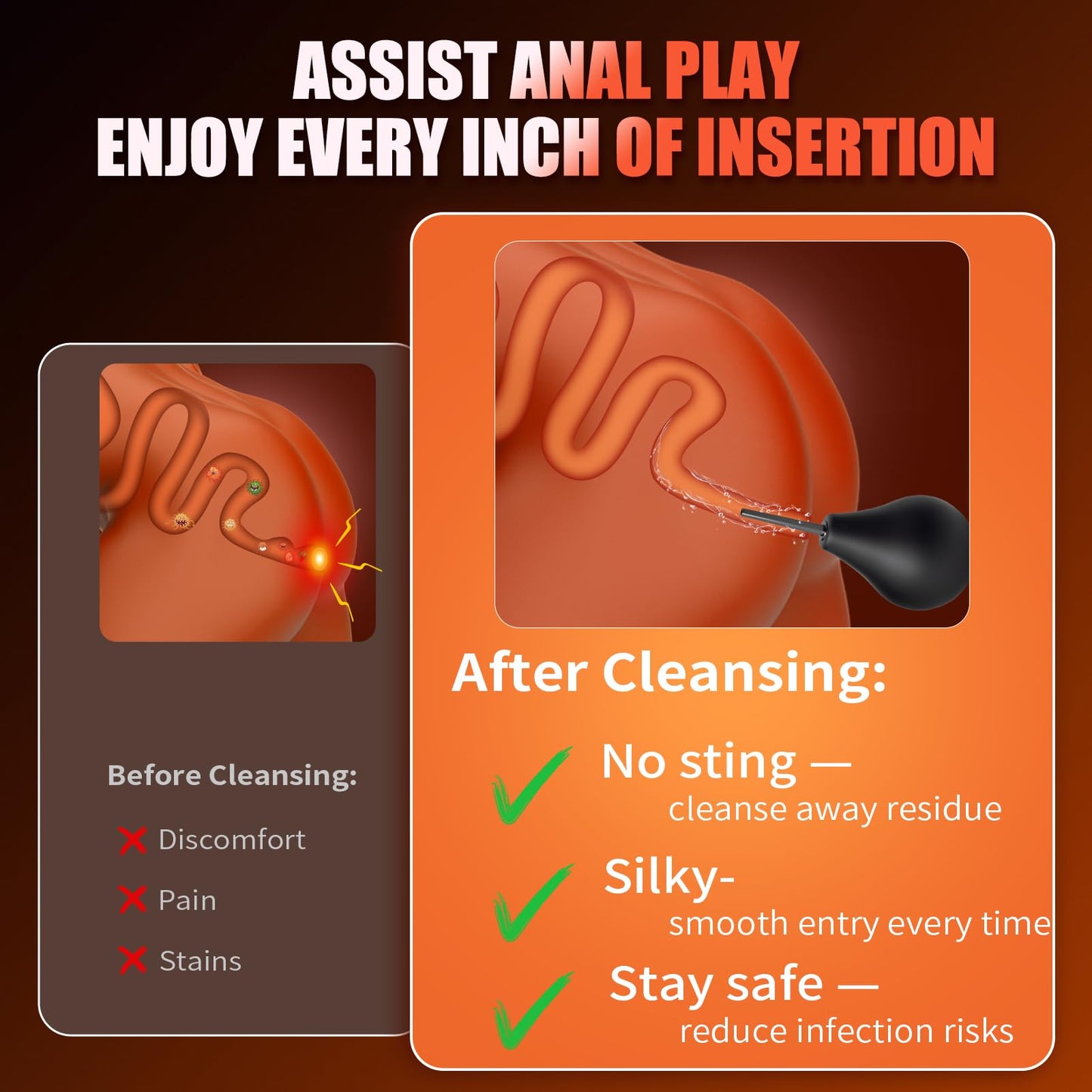 Anal Plug Vibrating Butt Plug, Adult Sex Toys 3PCS Silicone Anal Plugs, Anal Sex Toys with Remote Control 10 Vibrating Vibrator for Men, Anal Toys Adult Sex Toy & Games Prostate Massager