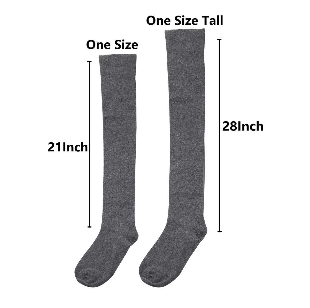 Bestjybt Thigh High Socks Cotton Warm Long Over Knee High Stockings | Knee High Socks, Stay in Place Well, Comfortable, Soft, Thick, Suitable For Winter/Snowy Weather, Smooth Look, Well Made