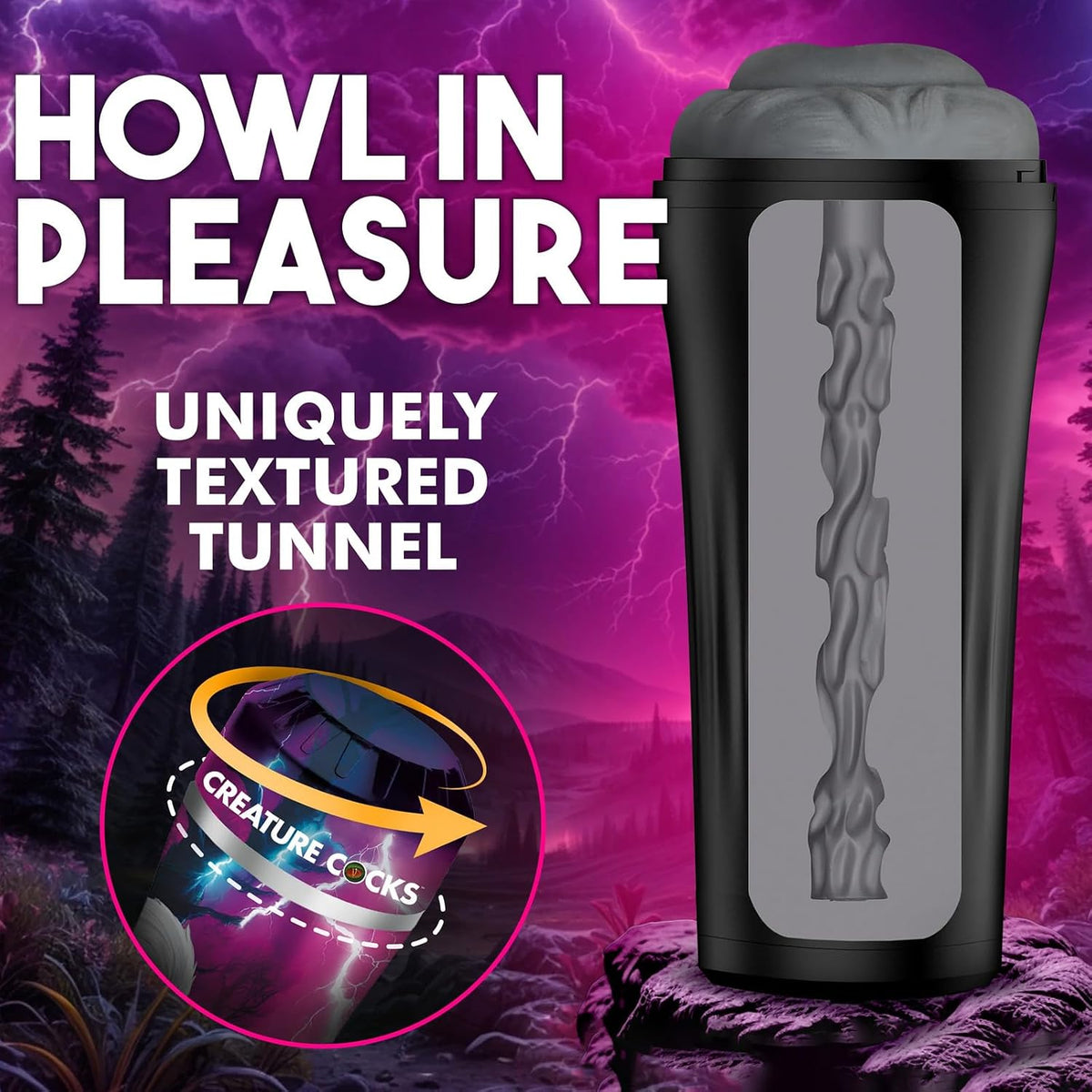 Masturbators Sex Toys for Men, Cock Sleeve Masturbation Fantasy Male Stroker, Lifelike Wolf Pocket Pussy Penis Stimulator Mans Sextoys