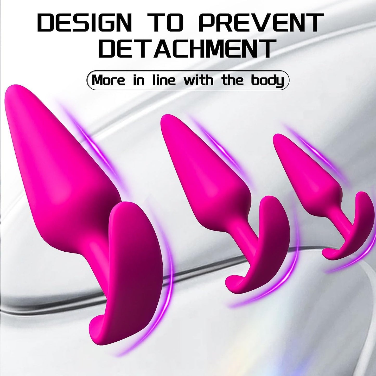 New Portable Couple Plug Anales Kit Newly Relaxing Anales Plugs Butt Relaxing Training Set Butt Adult Toy Exercise Tool for Men Women Sunglasses 2P5K7 (pink12)