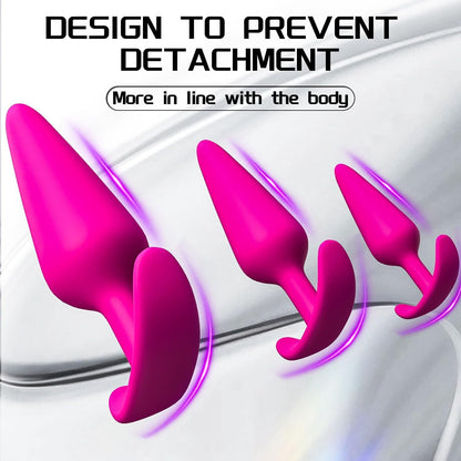 New Portable Couple Plug Anales Kit Newly Relaxing Anales Plugs Butt Relaxing Training Set Butt Adult Toy Exercise Tool for Men Women Sunglasses 2P5K7 (pink12)
