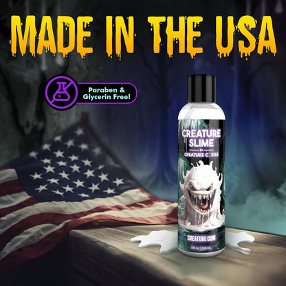 Fantasy White Thick Lube - Fake Horse Gooey Cum for Squirting Dildo, Sex Toy for Woman Men Roleplay Jizz Lubes, Couple Sex Toys Monster Dildos Cums Unique Jizz Lubricant - American Made