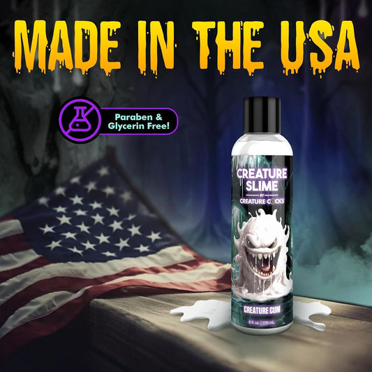 Fantasy White Thick Lube - Fake Horse Gooey Cum for Squirting Dildo, Sex Toy for Woman Men Roleplay Jizz Lubes, Couple Sex Toys Monster Dildos Cums Unique Jizz Lubricant - American Made