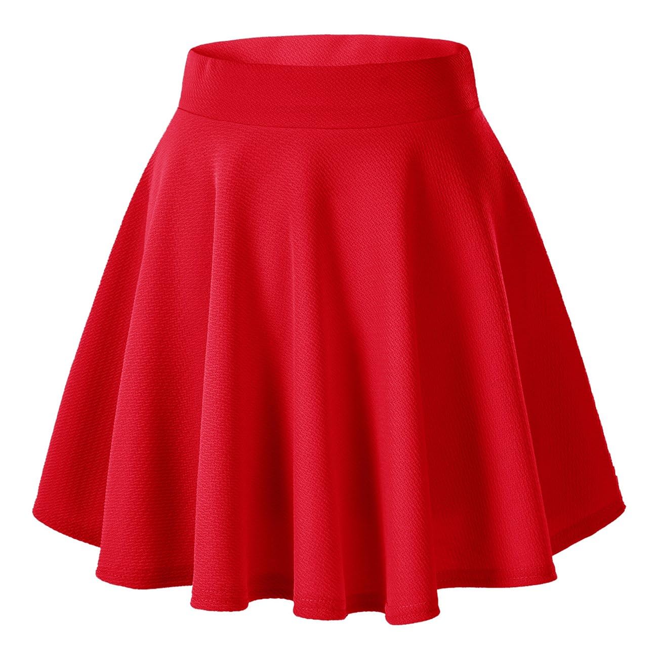 Urban CoCo Basic Versatile Stretchy Flared Casual Mini Skater Skirt