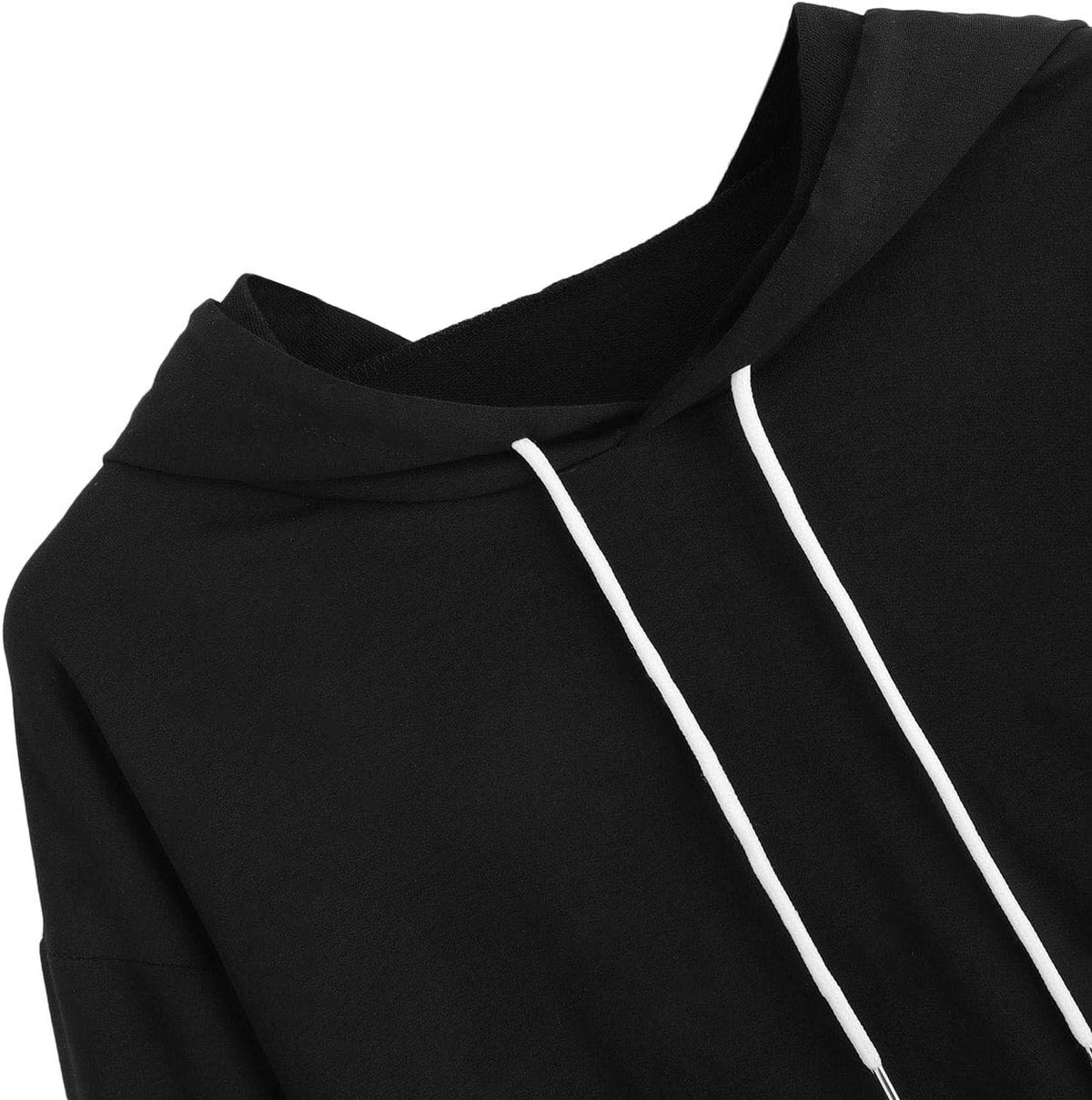 SweatyRocks Femboy Clothes Color Block Long Sleeve Crop Top Hoodie | Femboy Crop Top, Fall Outfits, Striped Sleeve Cropped Hoodies, Pullover Crop Sweatshirt with Hood