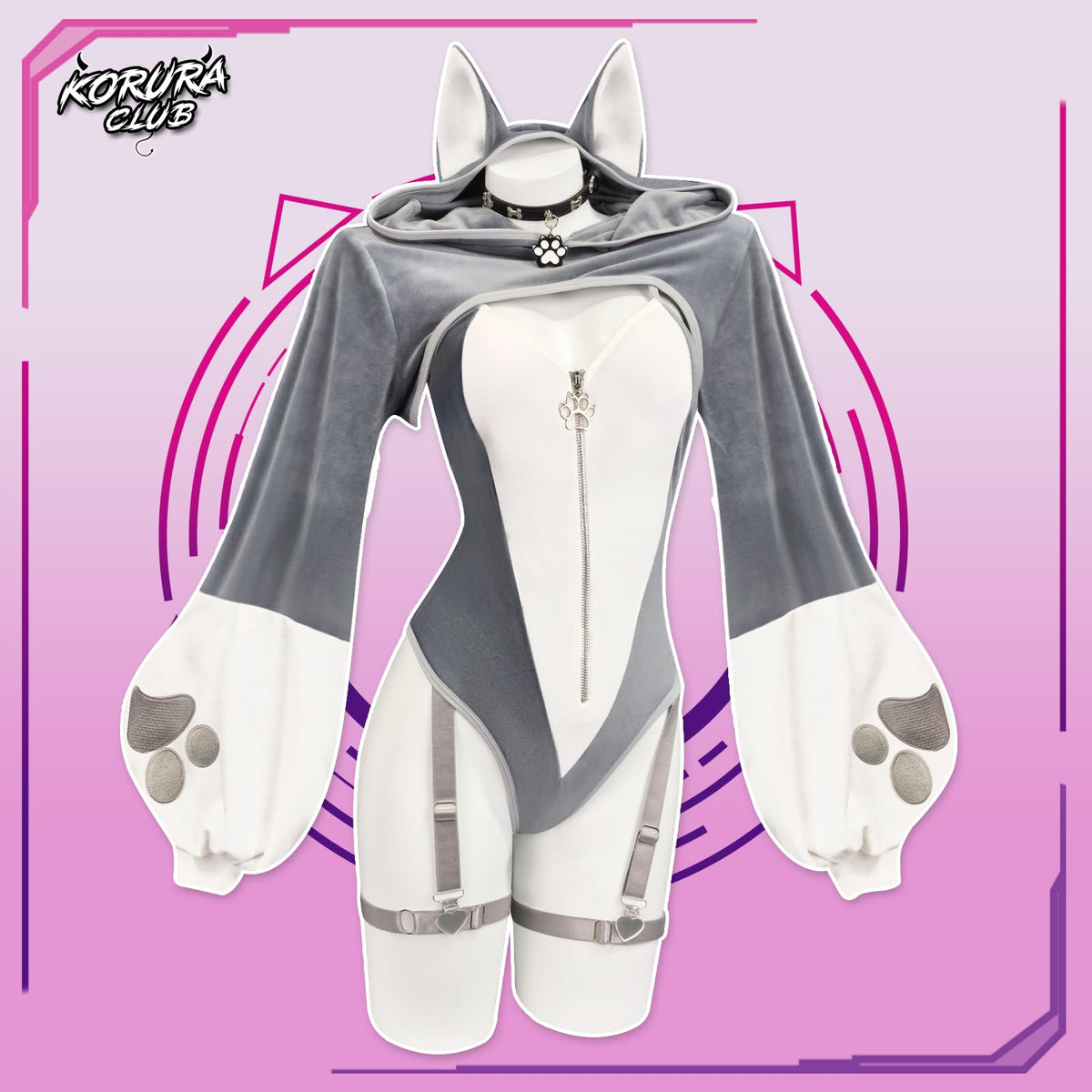 Fox Cosplay Lingerie Anime Bodysuit | Anime Cosplay，Kawaii Cosplay，Exotic Costumes，Fox Costume，Sexy Costume，Women's Bodysuit，Festival Outfit，Fox Cosplay