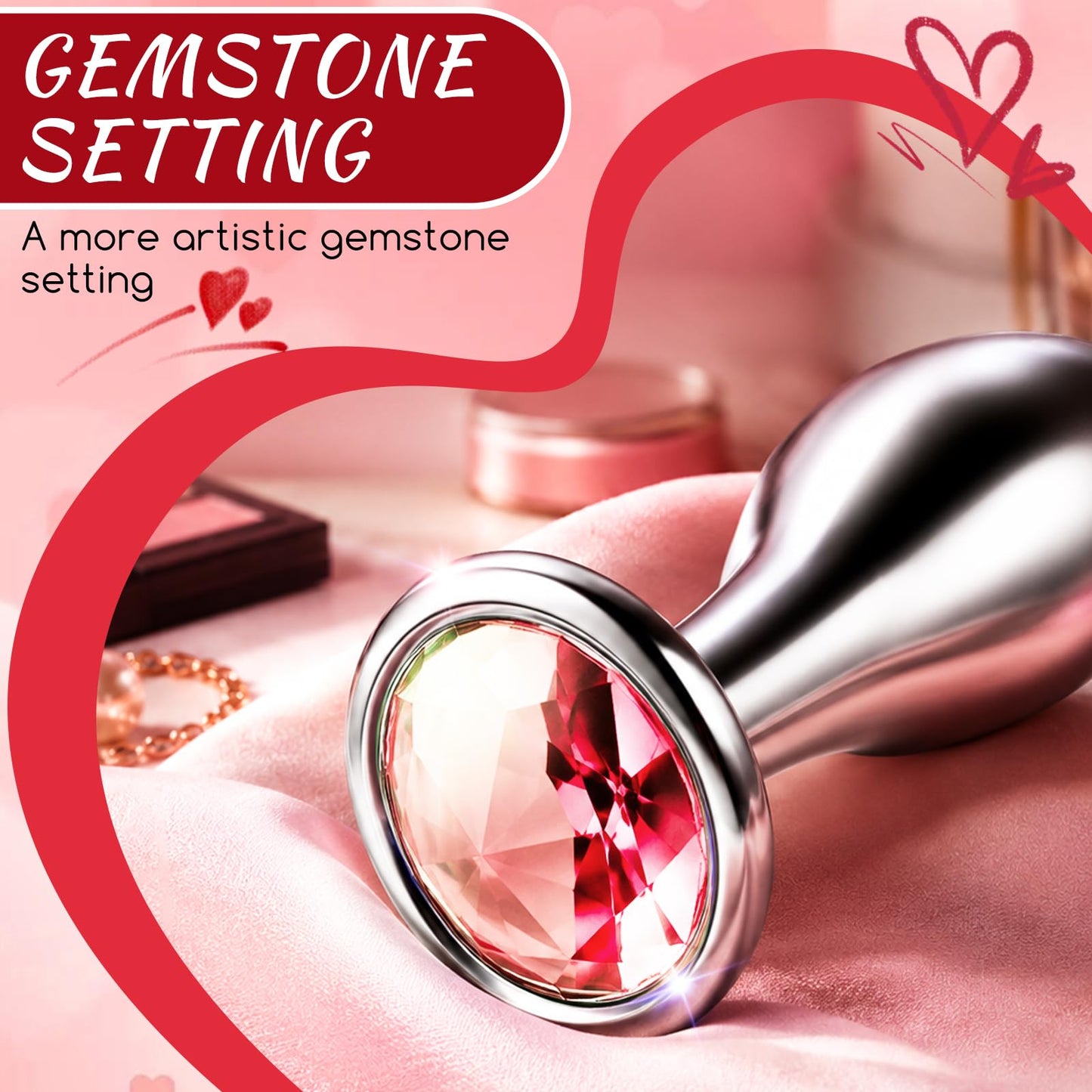 New Portable Couple Plug Anales Kit Newly Relaxing Anales Plugs Butt Relaxing Training Set Butt Adult Toy Exercise Tool for Men Women Sunglasses 2P5K7 (pink12)