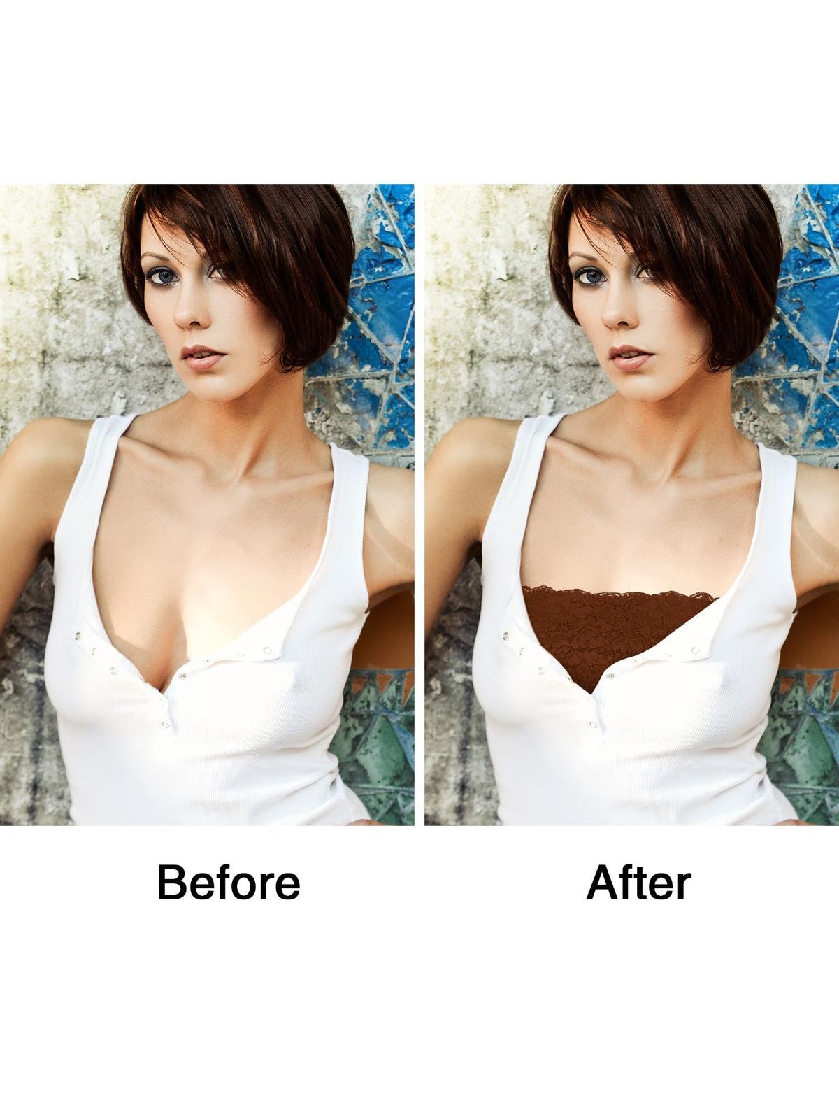 Boao 3 Pieces Women's Floral Lace Tube Top Bandeau Strapless Bras Seamless Stretchy Chest Wrap