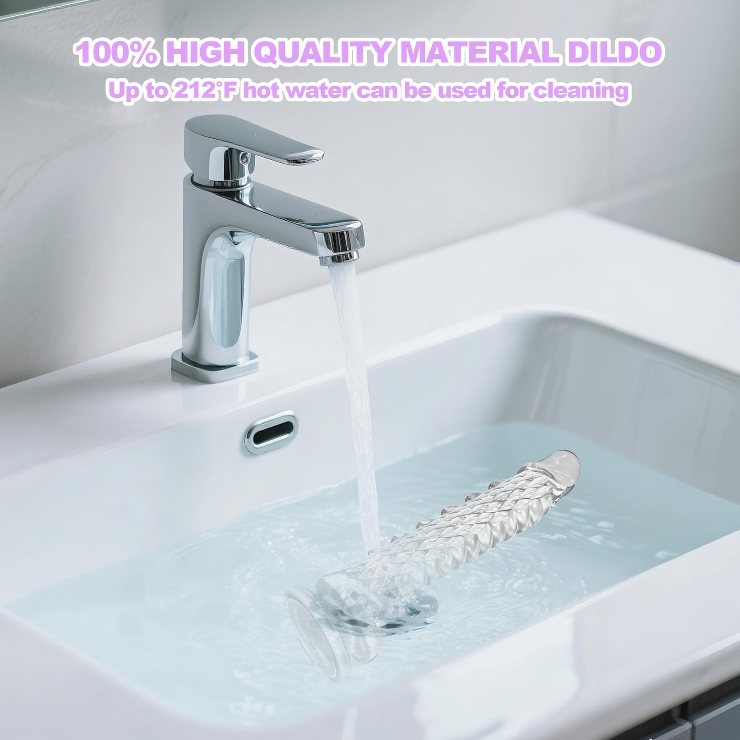 7.4 inch Dragon Dildo with Strong Suction Cup for Hands-Free Play,Realistic Monster Dildo Anal Plug Prostate Massager Adult Sex Toys for Vaginal G-Spot and Anal Prostate Purple