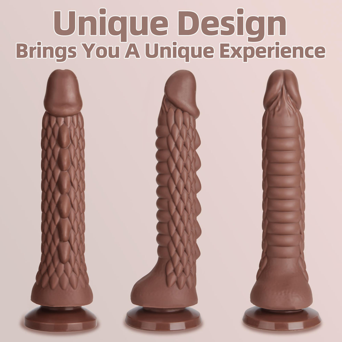 7.4 inch Dragon Dildo with Strong Suction Cup for Hands-Free Play,Realistic Monster Dildo Anal Plug Prostate Massager Adult Sex Toys for Vaginal G-Spot and Anal Prostate Purple