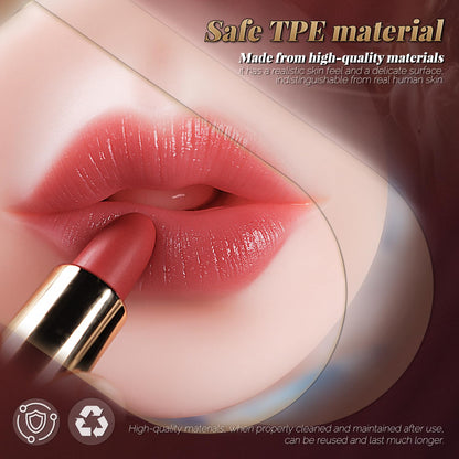 Male Masturbator Realistic Pocket Pussy Vagina Textured with 7.5in Depth Soft and Fleshy Texture,Penis Training Masturbators Sex Machine Toy for Men (Transparent)