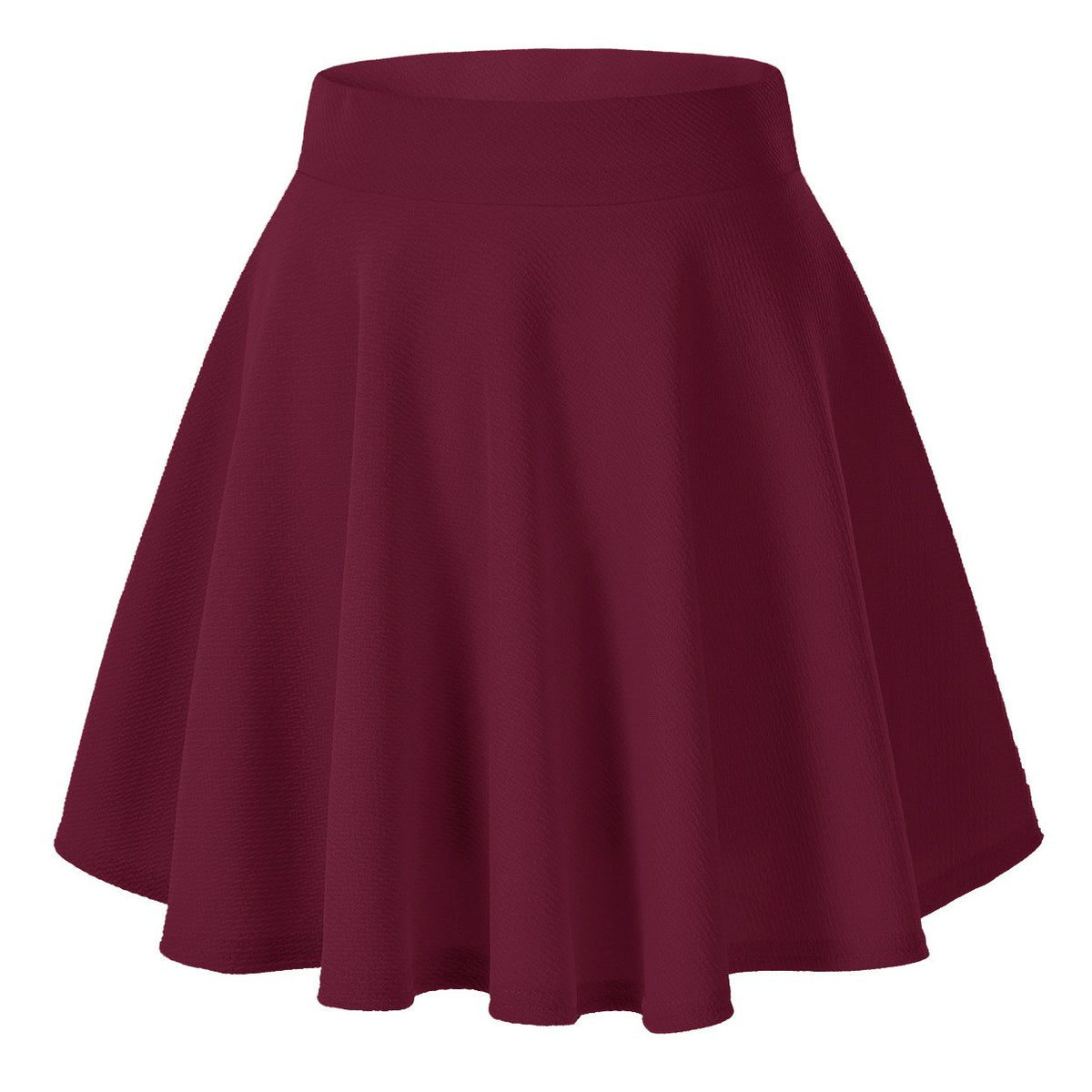 Urban CoCo Basic Versatile Stretchy Flared Casual Mini Skater Skirt