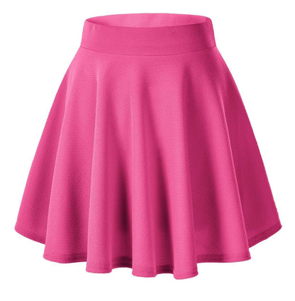 Urban CoCo Basic Versatile Stretchy Flared Casual Mini Skater Skirt