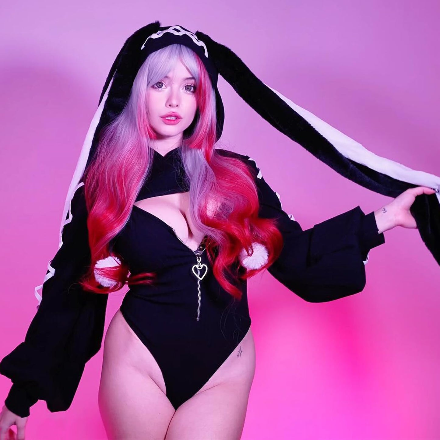 Bunny Bodysuit Maid Outfit Cosplay Set | Exotic Costumes，Bunny Costume，Animal Costume，Cosplay Lingerie Set，Kawaii Cosplay，Halloween Costume，Festival Outfit