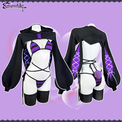 Bunny Bodysuit Maid Outfit Cosplay Set | Exotic Costumes，Bunny Costume，Animal Costume，Cosplay Lingerie Set，Kawaii Cosplay，Halloween Costume，Festival Outfit