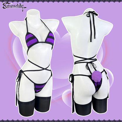 Bunny Bodysuit Maid Outfit Cosplay Set | Exotic Costumes，Bunny Costume，Animal Costume，Cosplay Lingerie Set，Kawaii Cosplay，Halloween Costume，Festival Outfit
