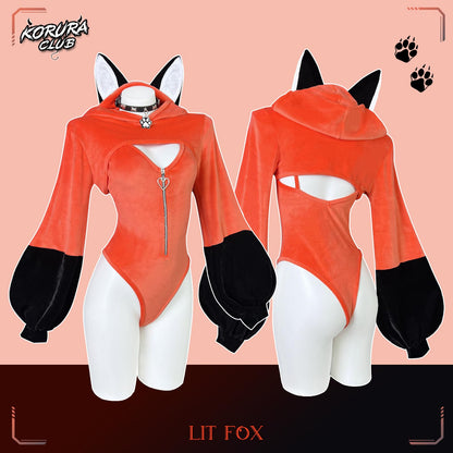 Fox Cosplay Lingerie Anime Bodysuit | Anime Cosplay，Kawaii Cosplay，Exotic Costumes，Fox Costume，Sexy Costume，Women's Bodysuit，Festival Outfit，Fox Cosplay