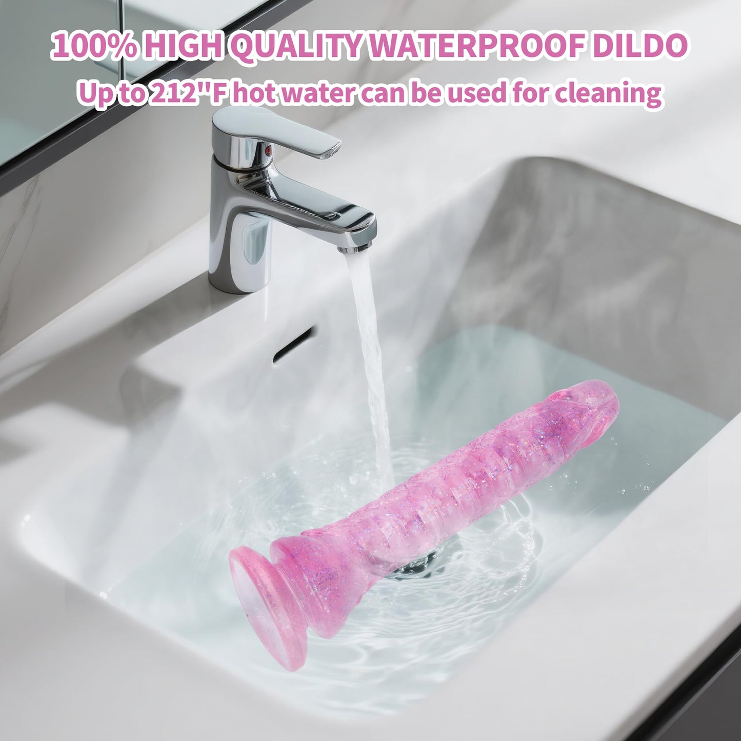 7.4 inch Dragon Dildo with Strong Suction Cup for Hands-Free Play,Realistic Monster Dildo Anal Plug Prostate Massager Adult Sex Toys for Vaginal G-Spot and Anal Prostate Purple