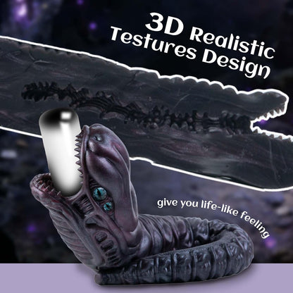 Realistic Snake Monster Male Masturbator with Pocket Pussy Vigina,Fantasy Male Masturbator Silicone Alien Adult Sex Toy,Male Fantasy Penis Stroker for Masturbation Cup,Portable Sex Doll
