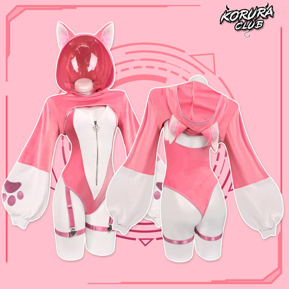 Fox Cosplay Lingerie Anime Bodysuit | Anime Cosplay，Kawaii Cosplay，Exotic Costumes，Fox Costume，Sexy Costume，Women's Bodysuit，Festival Outfit，Fox Cosplay